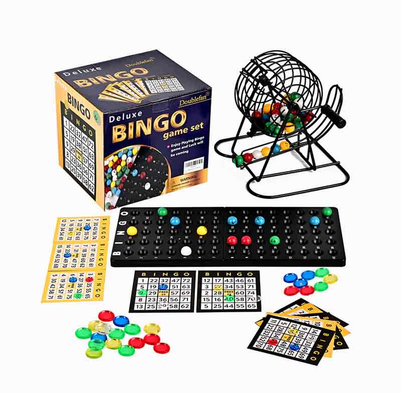 Családi party színes bingo játéklabda készlet