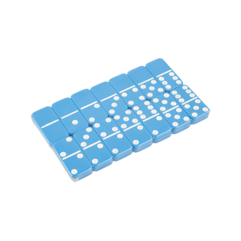 Kék Dominoes csempe társasjáték gyerekeknek és felnőtteknek